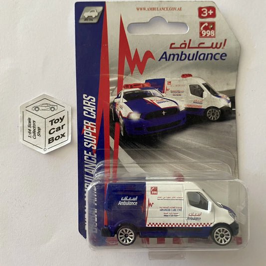 MAJORETTE - Renault Master (Dubai Ambulance 1:64*) D94