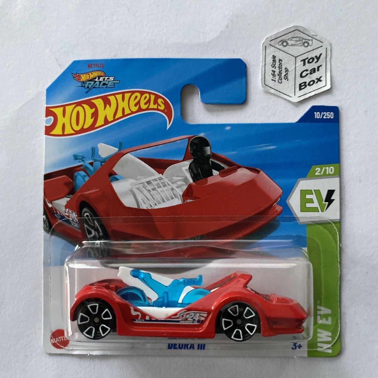 2025 HOT WHEELS #10 - Deora III (Red #2 HW EV - Short Card) A48