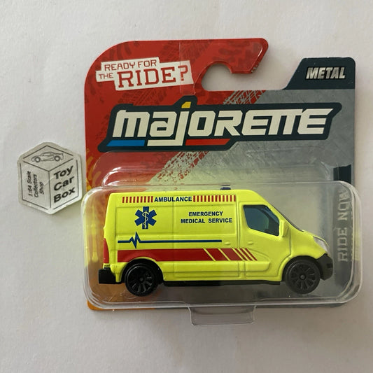 MAJORETTE Renault Master Ambulance (New 1:64* Street Cars - Yellow) B74