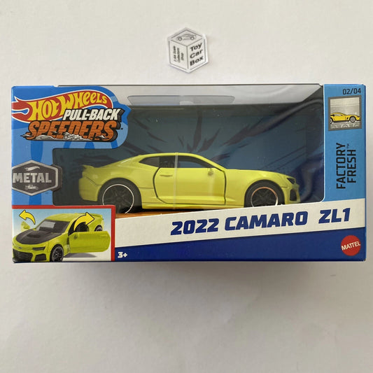 2024 HOT WHEELS 1:43* - 2022 Chevy Camaro (Green - Pull-back Speeders) L00