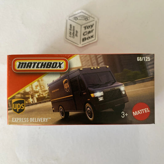 2025 MATCHBOX #68 - Express Delivery (Power Grab - UPS Delivery Truck) B80