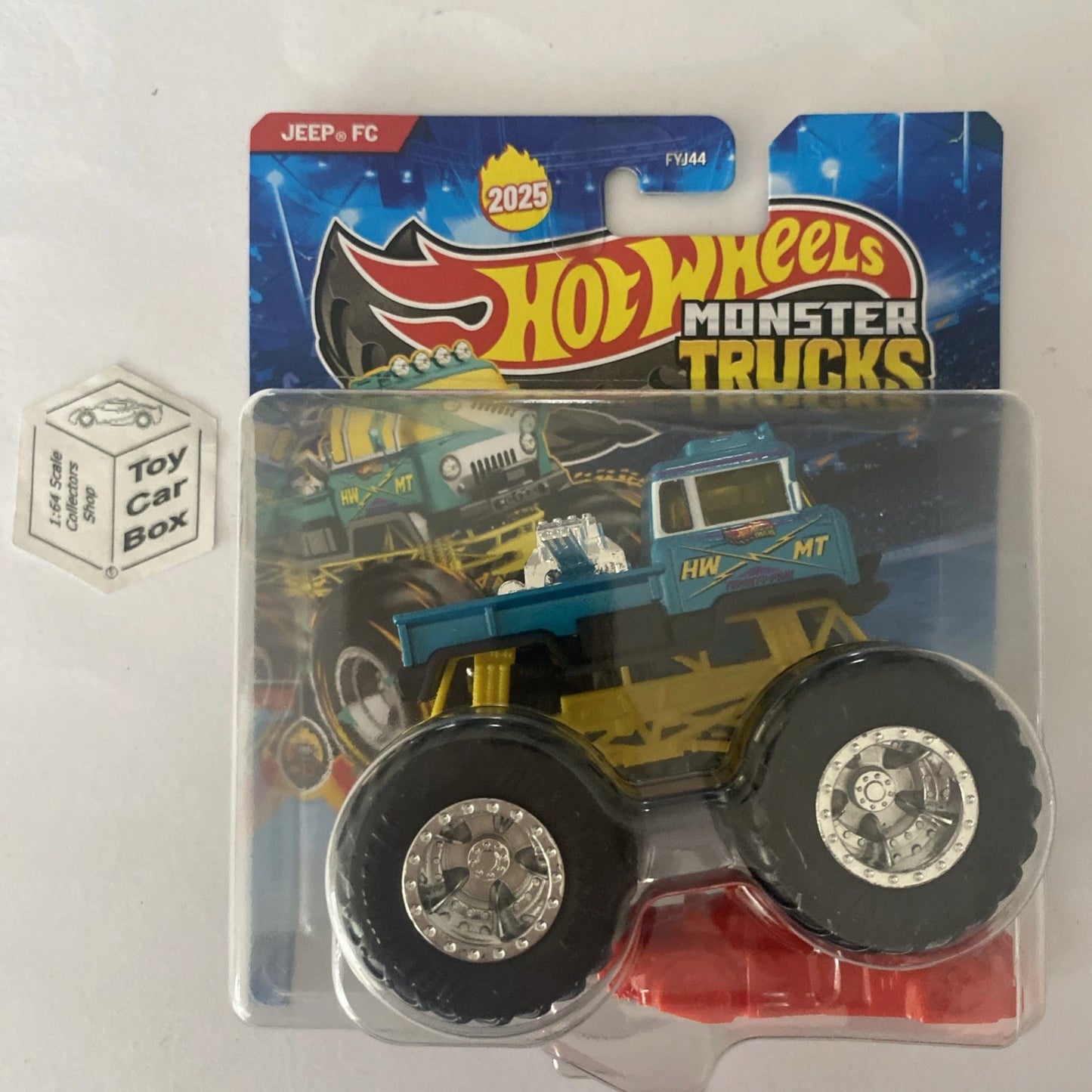 2025 HOT WHEELS Monster Trucks - Jeep FC (Crash Legends) C60