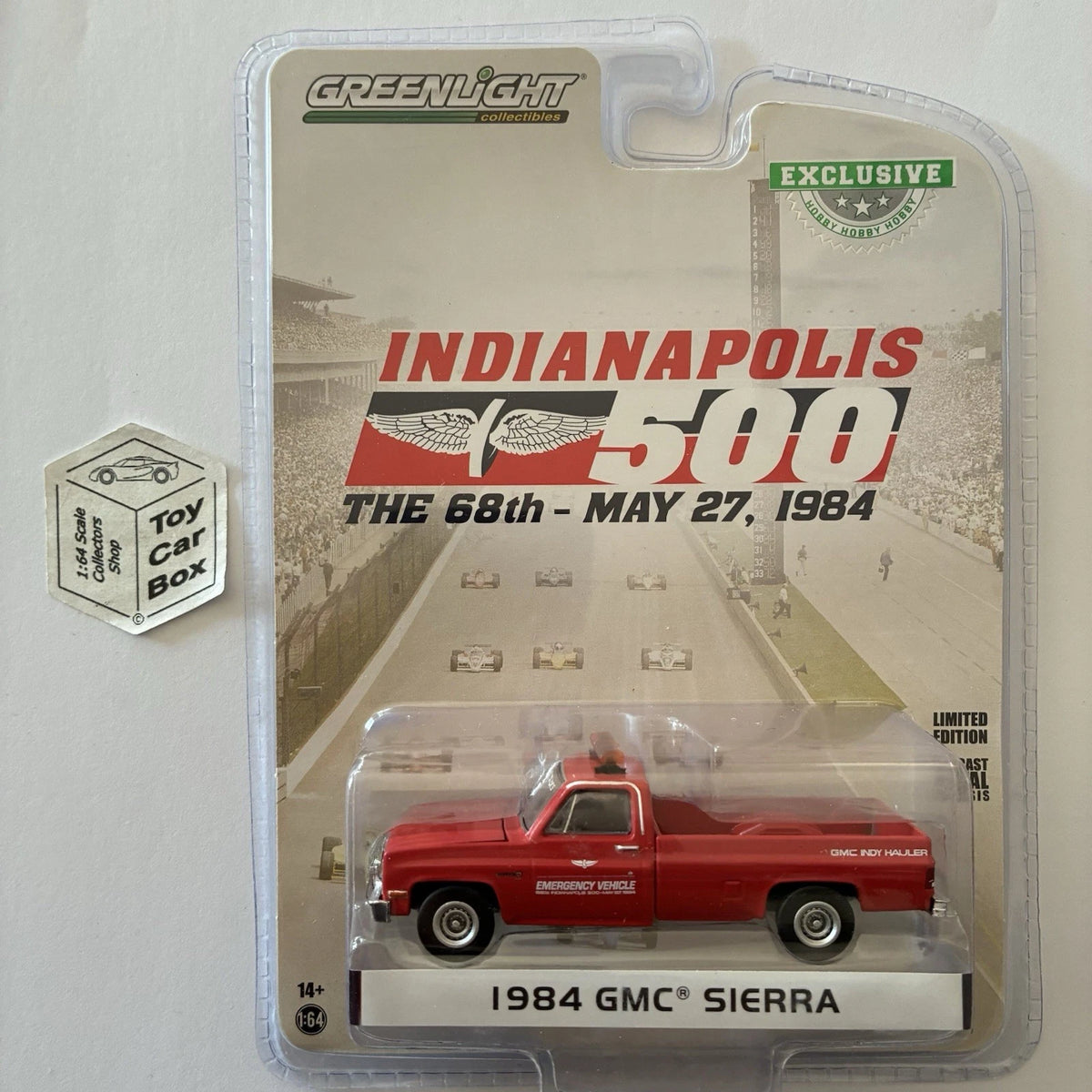GREENLIGHT - 1984 GMC Sierra (Indianapolis 500 Emergency Vehicle 1:64) J45g