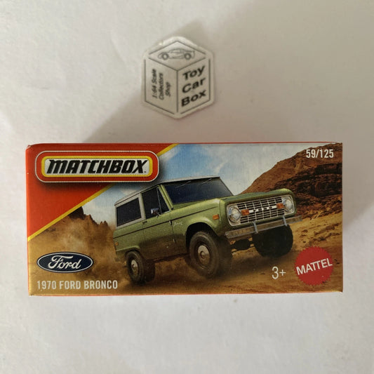 2025 MATCHBOX #59 - 1970 Ford Bronco (Power Grab - Green) B80