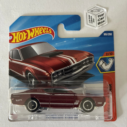 2025 HOT WHEELS #165 - ‘69 Mercury Cyclone (Red #2 Muscle Mania Short Card) Z72