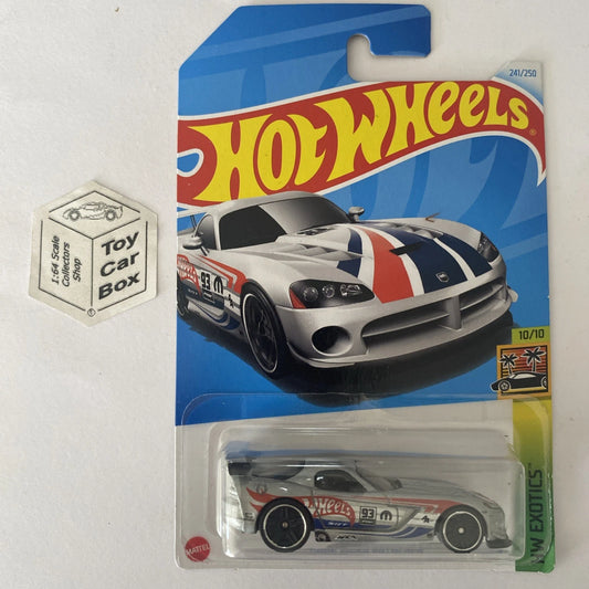 2024 HOT WHEELS #241 - Dodge Viper SRT10 ACR (Silver #5 HW Exotics - Long) A80