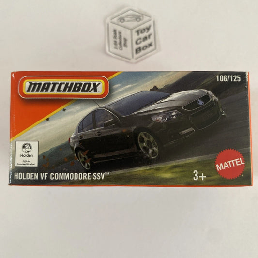 2025 MATCHBOX #106 - Holden VF Commodore SSV (Metallic Black - Power Grab) C15