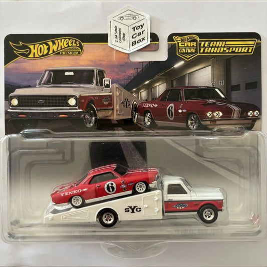 2026 HOT WHEELS Team Transport #91 - ‘66 Chevy Corvair Yenko Stinger & ‘72 Truck - V49g