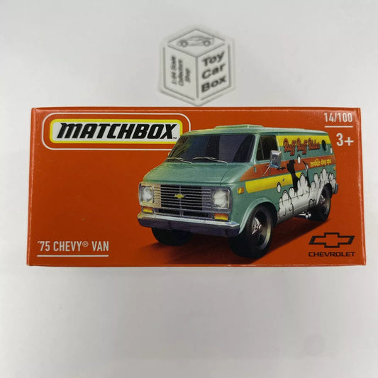 2024 MATCHBOX #14 - ‘75 Chevy Van (Green - Power Grab - Unopened) B80