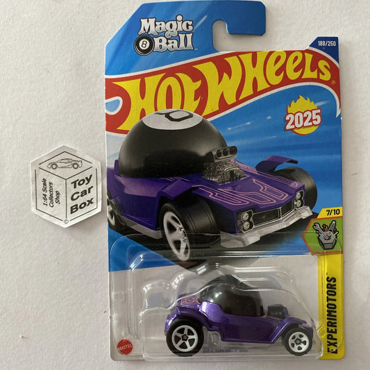 2025 HOT WHEELS #188 - Decidedly Go (Purple - Magic 8 Ball - Long Card) A80