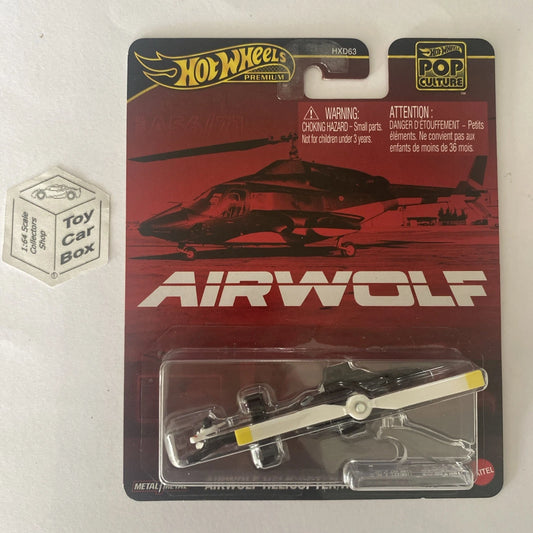2025 HOT WHEELS Pop Culture - Airwolf Helicopter - H10