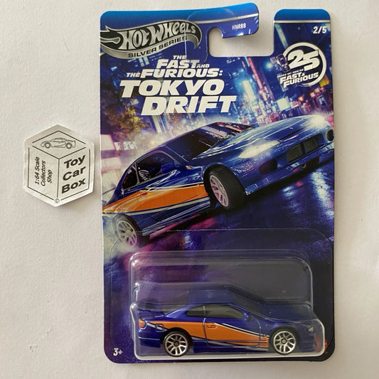 2026 HOT WHEELS Fast & Furious - Nissan Silvia S15 (Blue - Tokyo Drift) C85