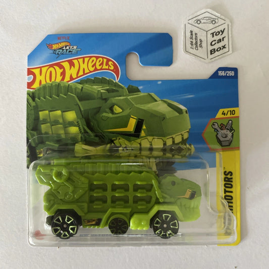 2025 HOT WHEELS #156 - HW Ultimate T-Rex Transporter (Green - Short Card) Z72