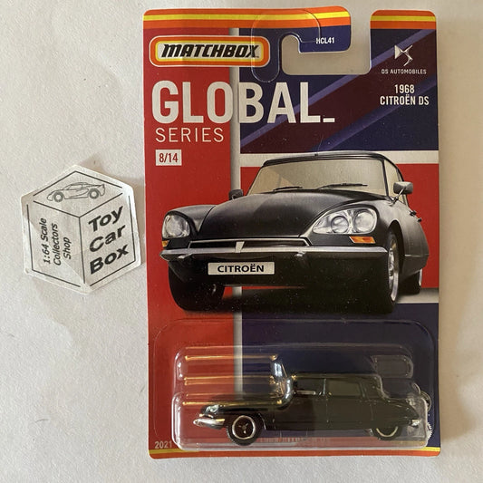 2021 MATCHBOX - 1968 Citroen DS (Black #8 Global Series) C00g