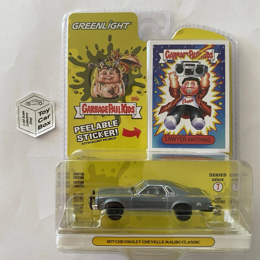 GREENLIGHT - 1977 Chevy Chevelle Malibu Classic (Garbage Paul Kids S7) J45g