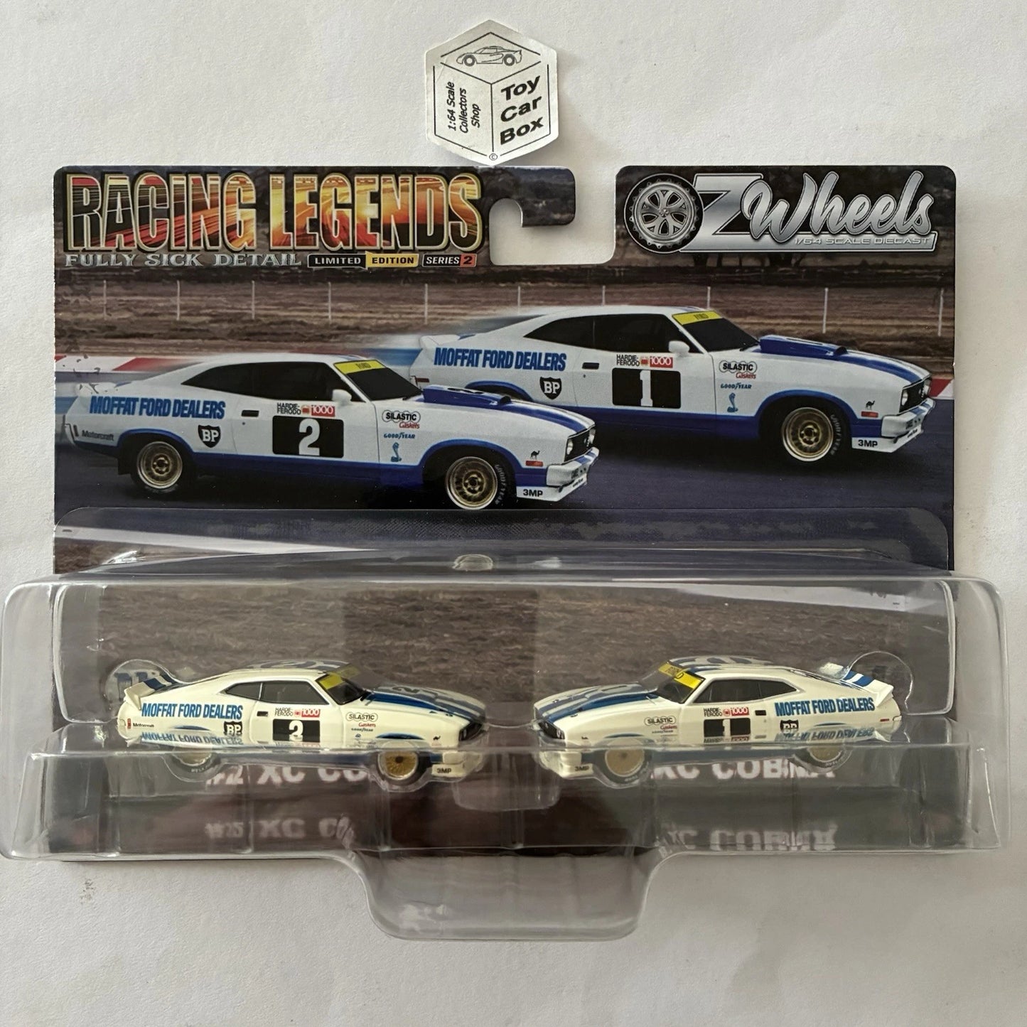 OZ WHEELS Racing Legends - Moffat Ford #2 & #1 XC Falcon Cobra (Twin Set) W09