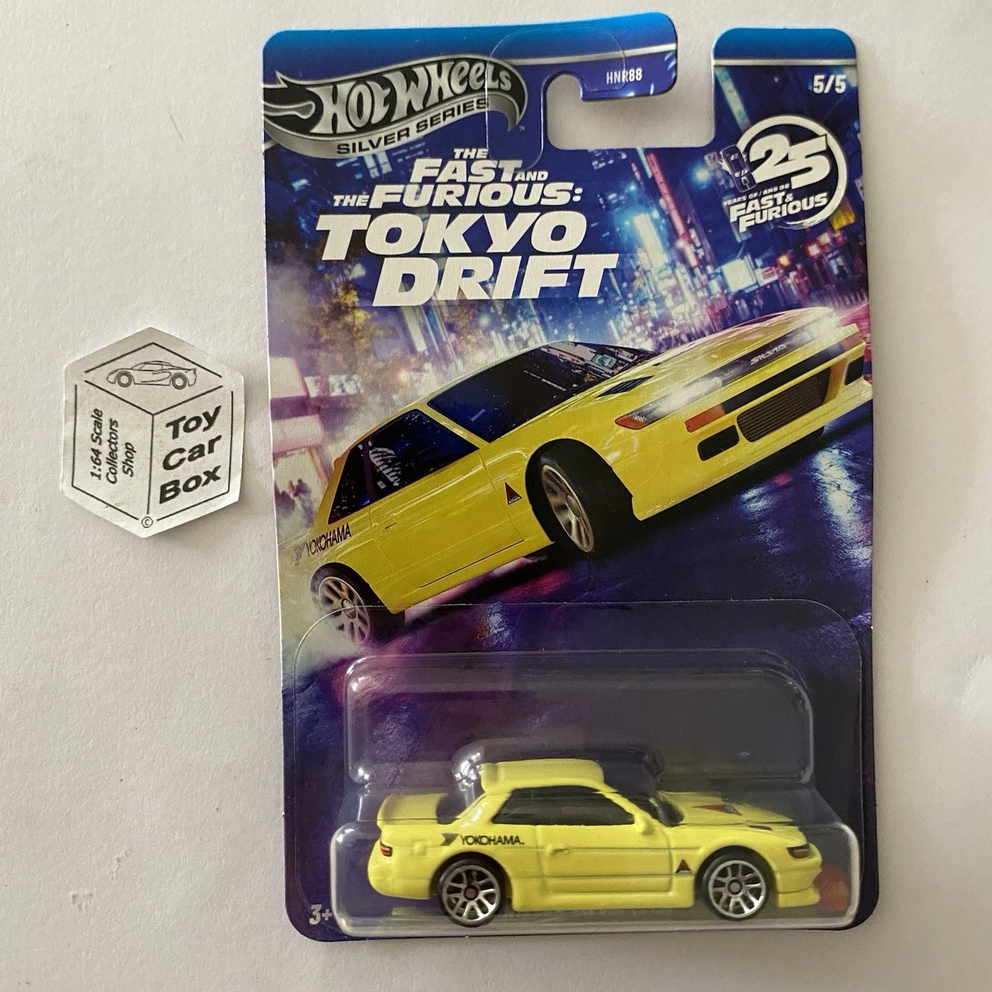 2026 HOT WHEELS Fast & Furious - Nissan Silvia S13 (Yellow - Tokyo Drift) C85