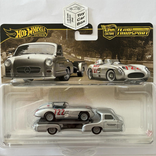 2026 HOT WHEELS Team Transport #89 - Mercedes-Benz 300 SLR & Renntransporter - V49g