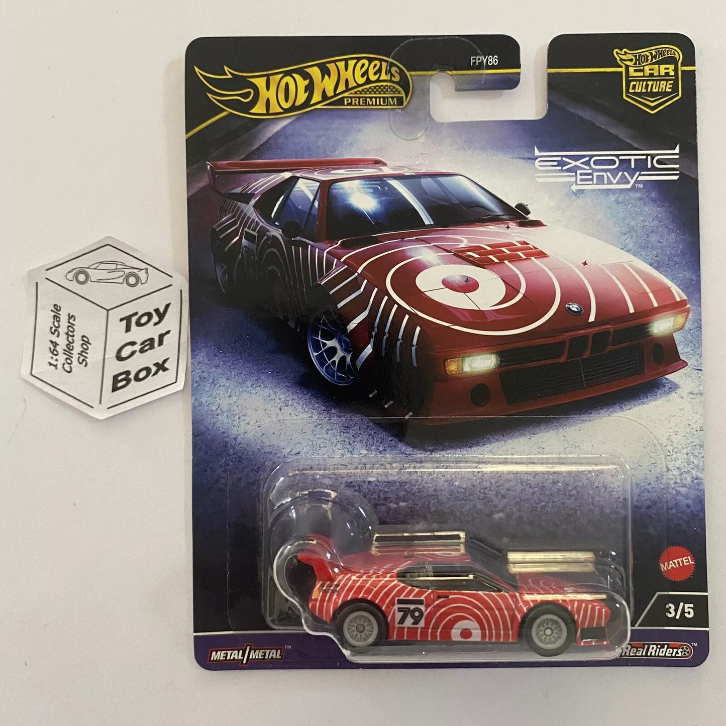 2024 HOT WHEELS Car Culture - BMW M1 Procar (Red #3 Exotic Envy) G20