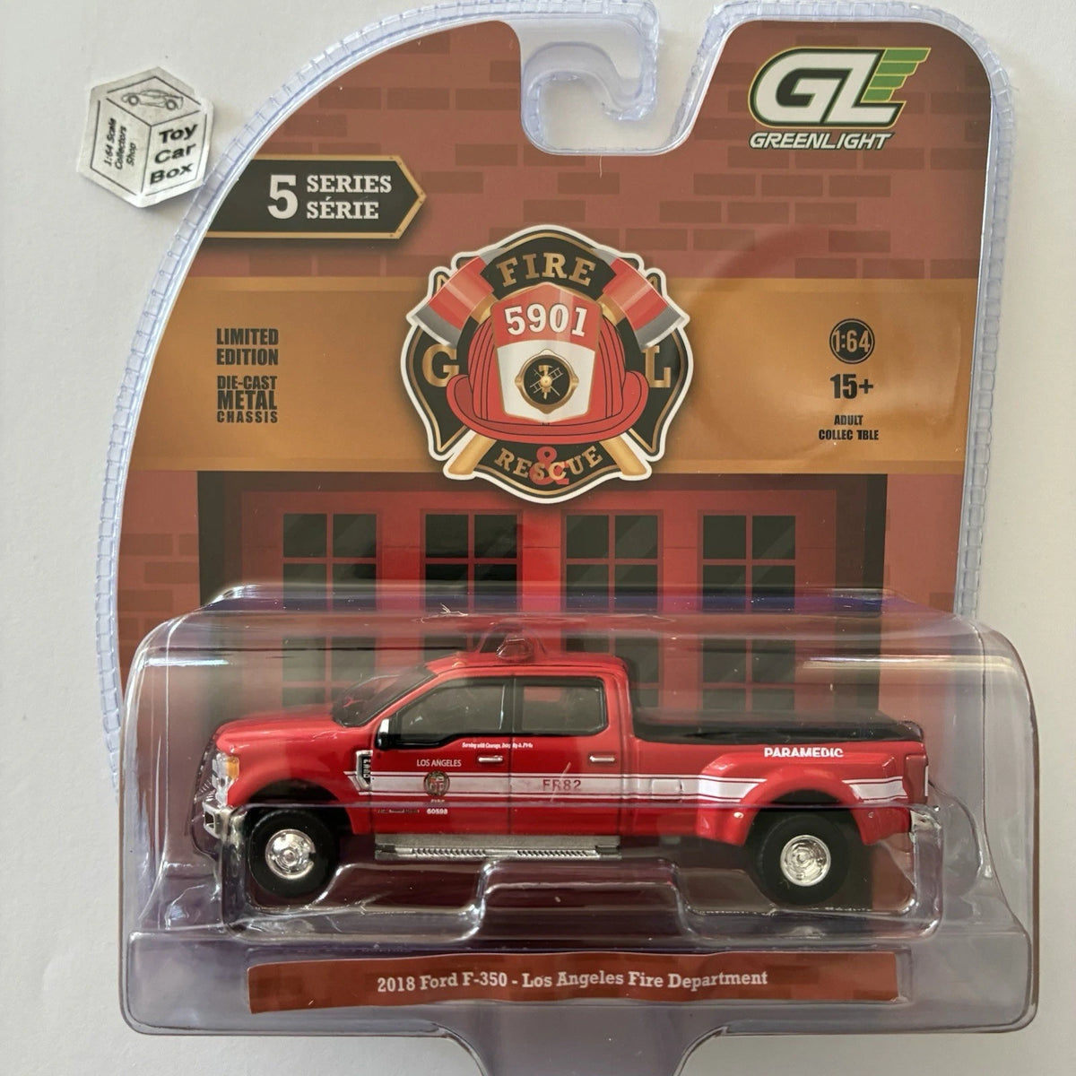 GREENLIGHT - 2018 Ford F-350 (Los Angeles FD - Fire & Rescue Series 5) J45g