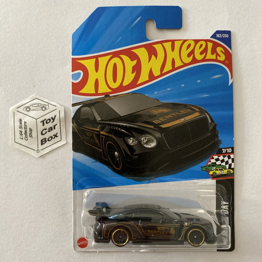 2025 HOT WHEELS #162 - 2018 Bentley Continental GT3 (Black - Long Card) A80