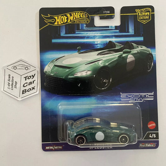 2024 HOT WHEELS Car Culture - Aston Martin V12 Speedster (Green- Exotic Envy) G04