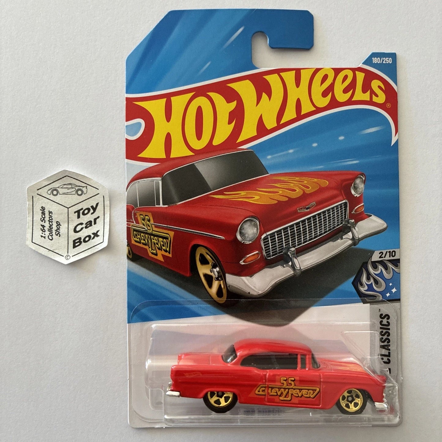 2026 HOT WHEELS #180 - ‘55 Chevy (Red #2 Cool Classics - Long Card) A80
