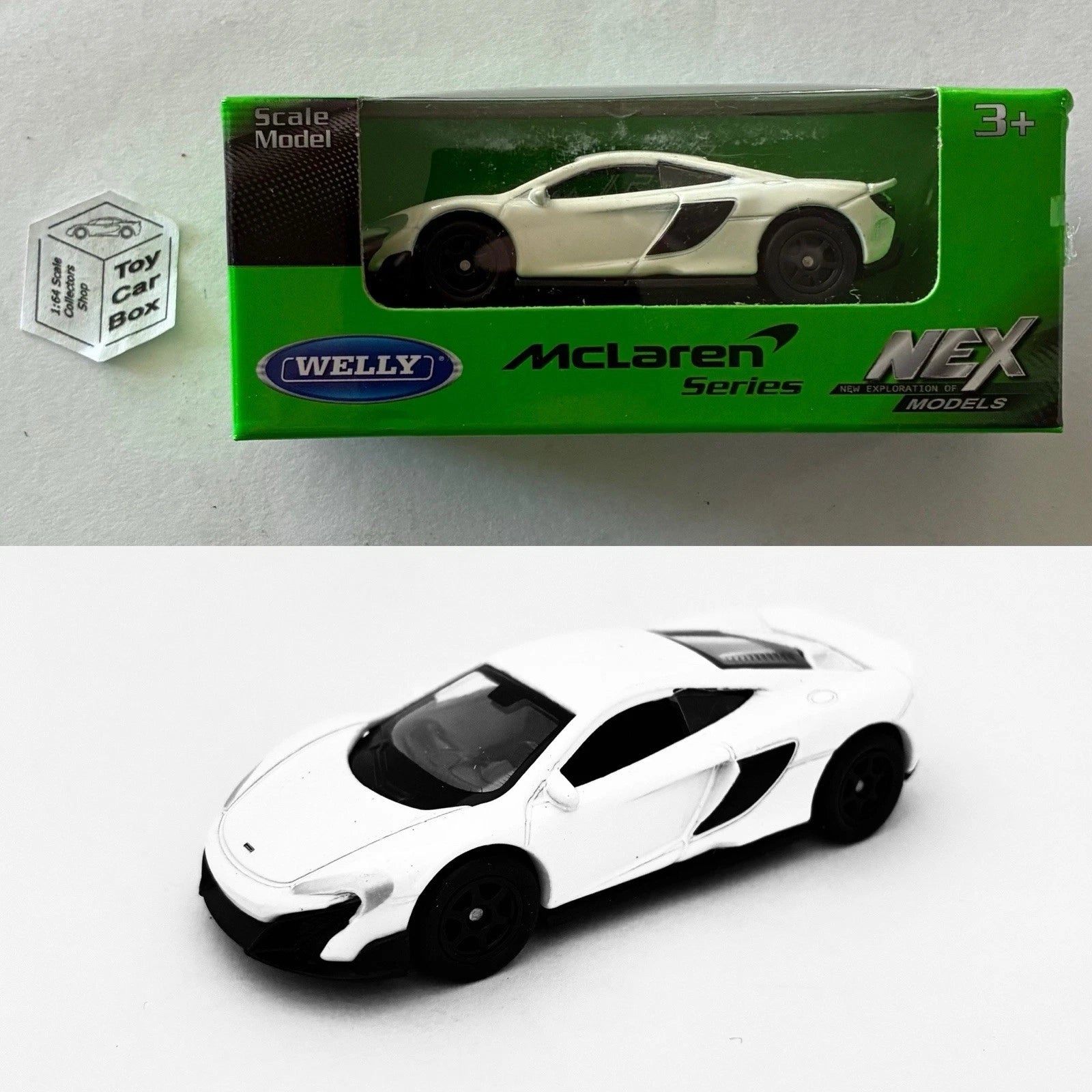 WELLY 1:60-64 - McLaren 675LT Coupe (White #52378 - Boxed - See