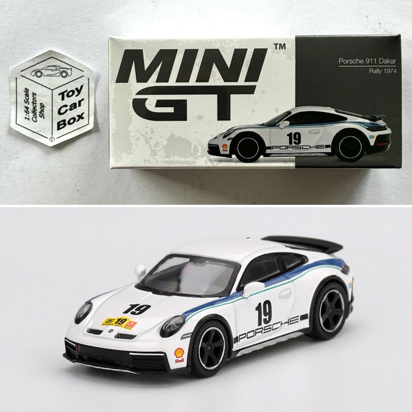 Mini GT #1009 - Porsche 911 Dakar (Rally 1974 - 1/64 - Sealed Box) N50g
