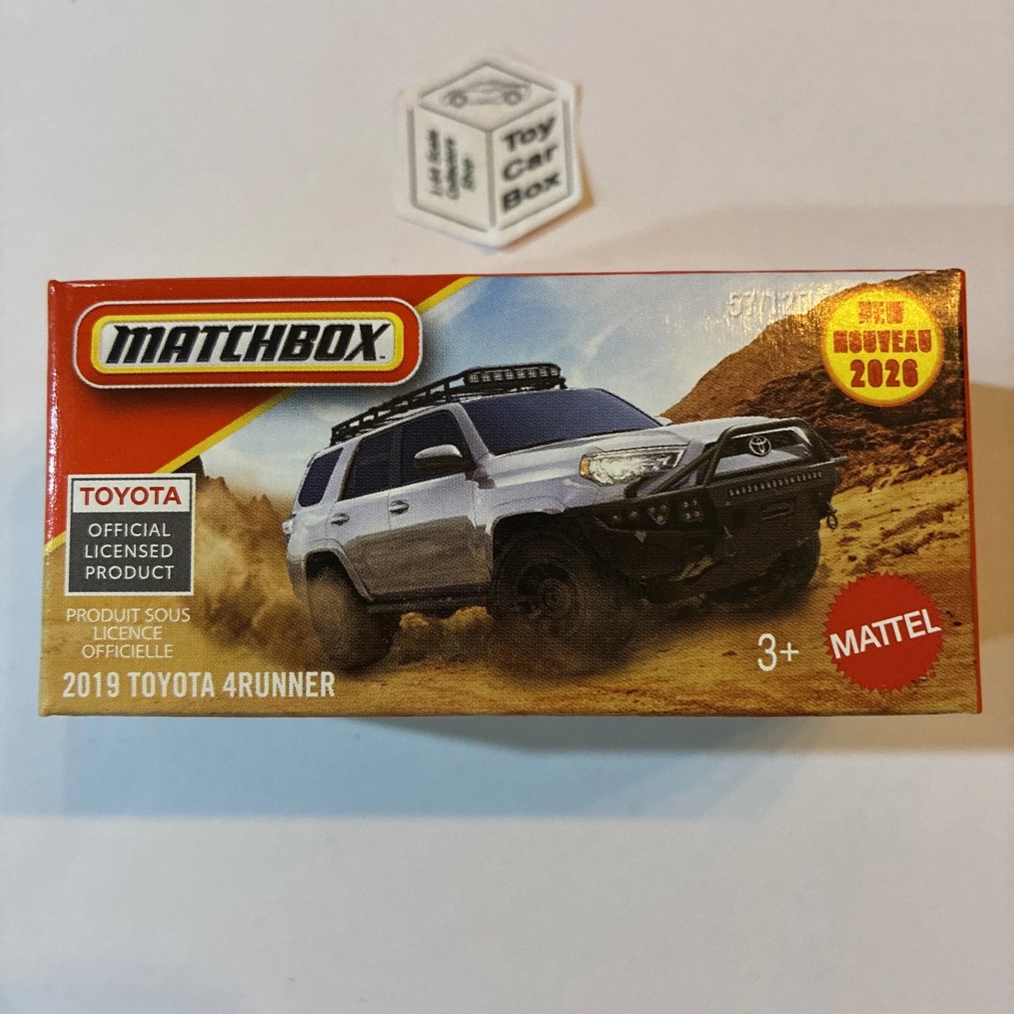 2026 MATCHBOX #57 - 2019 Toyota 4Runner (Silver - Power Grab) B42g