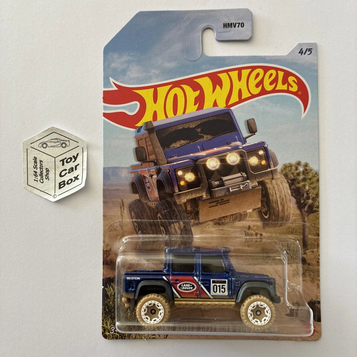 2023 HOT WHEELS Themed #4 - ‘15 Land Rover Defender Double Cab (Blue) D00g