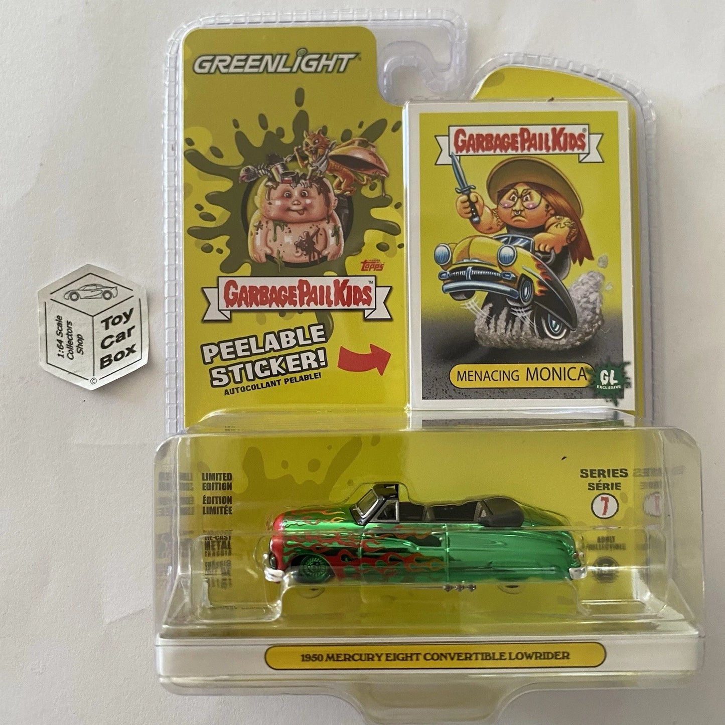 GREENLIGHT - 1950 Mercury Eight Convertible (CHASE - Garbage Paul Kids S7) J45g