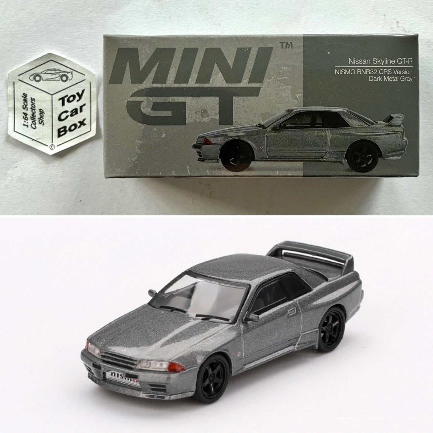 Mini GT #1024 - Nissan Skyline GT-R (Nismo BNR32 CRS Version -1/64 - Boxed) N50g