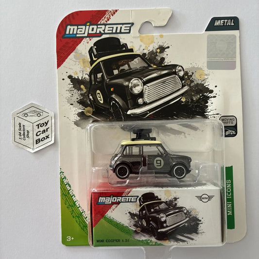 MAJORETTE Classic Mini Cooper 1.3l (Metal - Deluxe Icons - Opening Doors) G84