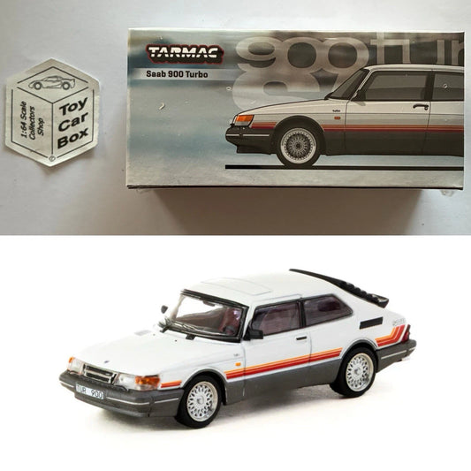 TARMAC - Saab 900 Turbo (White - 1:64 Scale- T64G-056-WH) Q05g