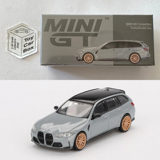 Mini GT #864 - BMW M3 Competition Touring (Grey - 1/64 Scale - Sealed Box) N38g