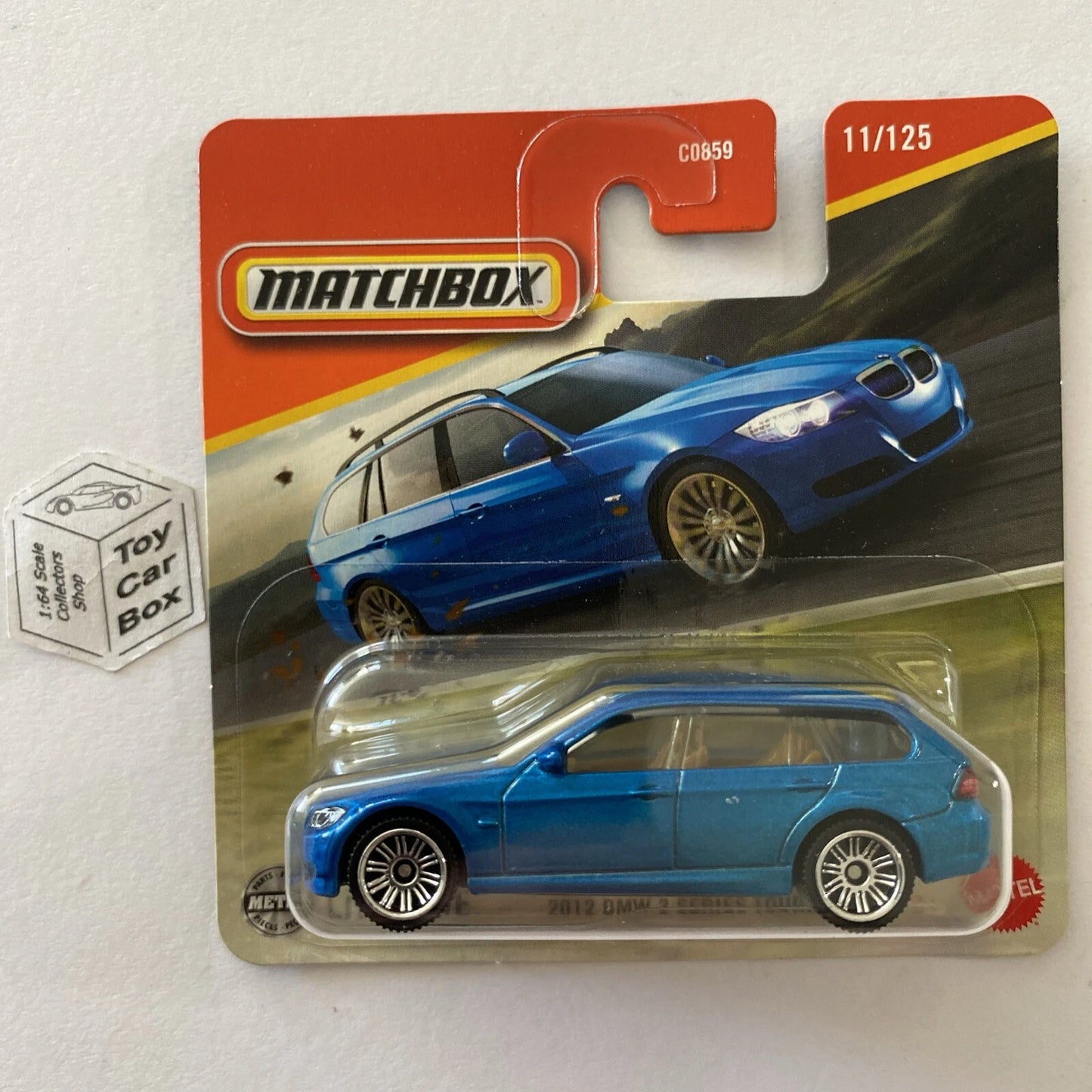 2025 MATCHBOX #11 - 2012 BMW 3 Series Touring E90 (Blue - Short Card) B20g