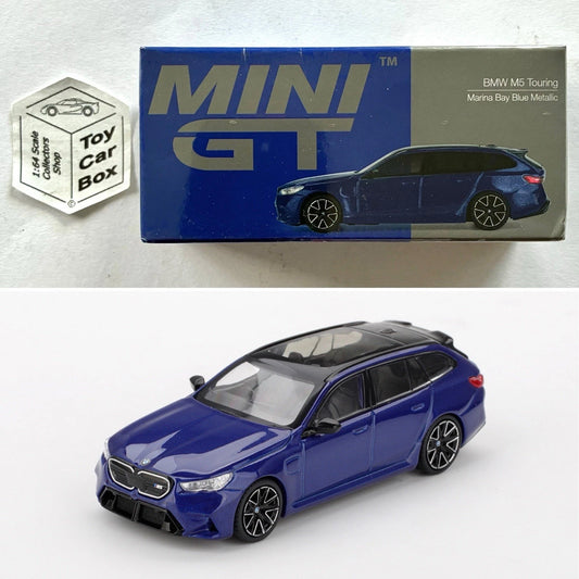 Mini GT #1090 - BMW M3 Competition Touring (Portimao Blue - 1/64 - Boxed) N50g