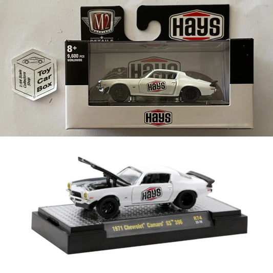 M2 MACHINES - 1971 Chevy Camaro SS 396 (‘Hays’ White - Auto Thentics R74) L92g