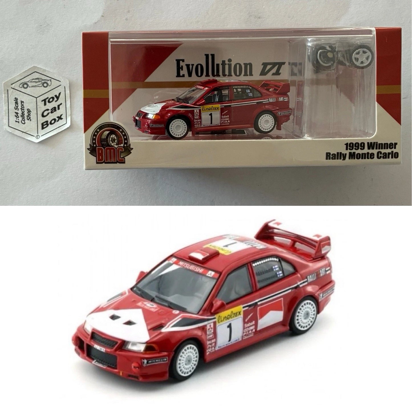 BM CREATIONS - Mitsubishi Lancer Evolution VI (1999 Monte Carlo Rally) U86g