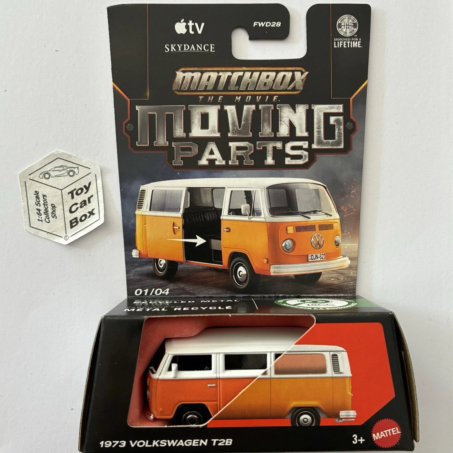 2026 MATCHBOX Moving Parts - 1973 Volkswagen T2B (Orange - Sliding Door) F00