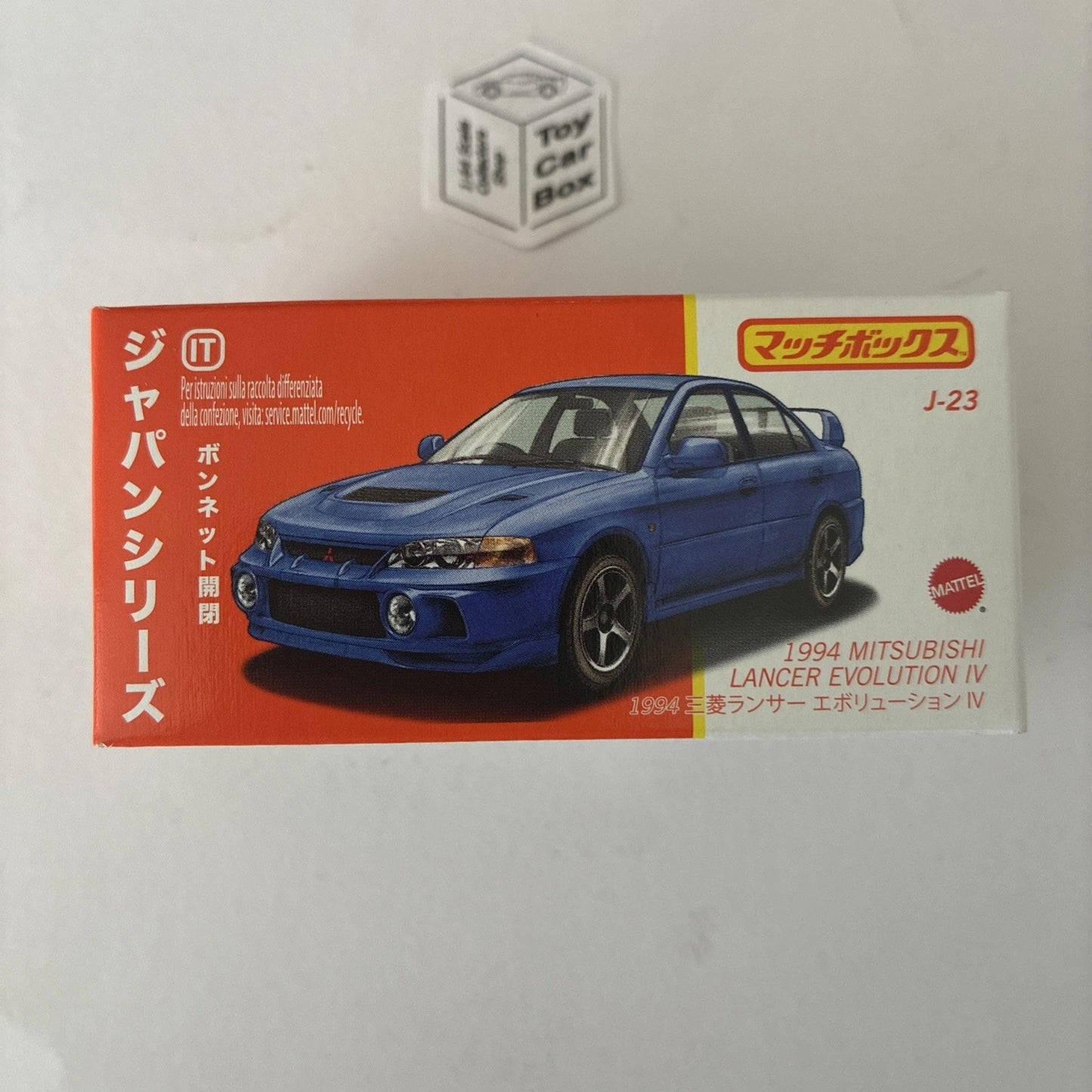 MATCHBOX Japan Series #J23 - 1994 Mitsubishi Lancer Evolution IV - Blue - D50