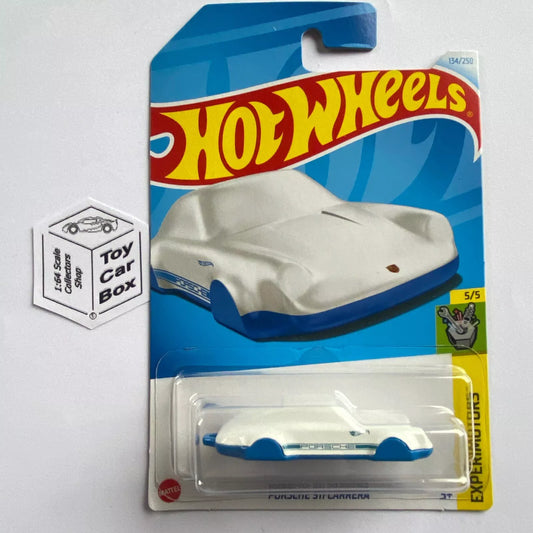 2024 HOT WHEELS #134 - Porsche 911 Carrera (White #5 Experimotors - Long) B64