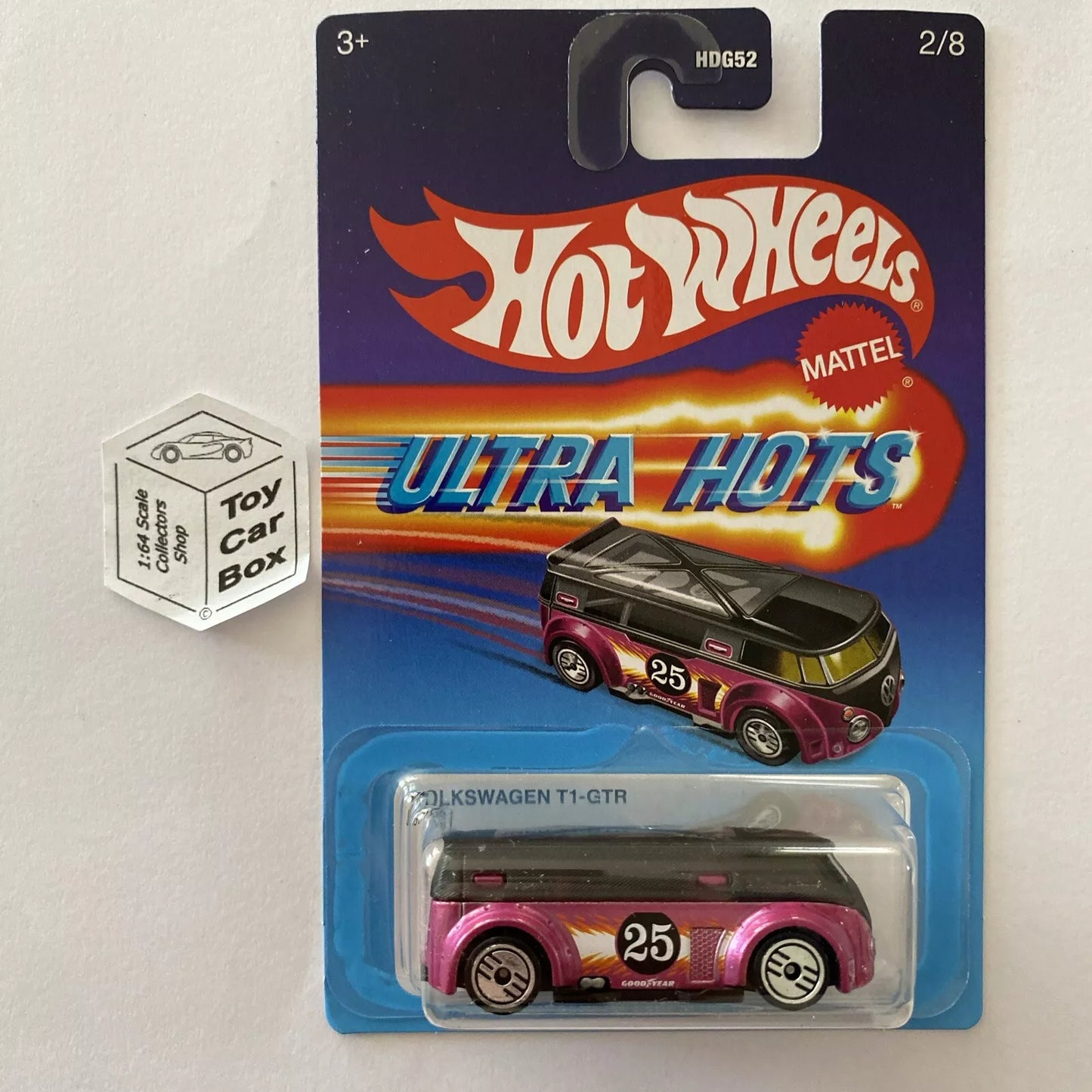 2025 HOT WHEELS Ultra Hots #2 - Volkswagen VW T1-GTR (Pink) D86