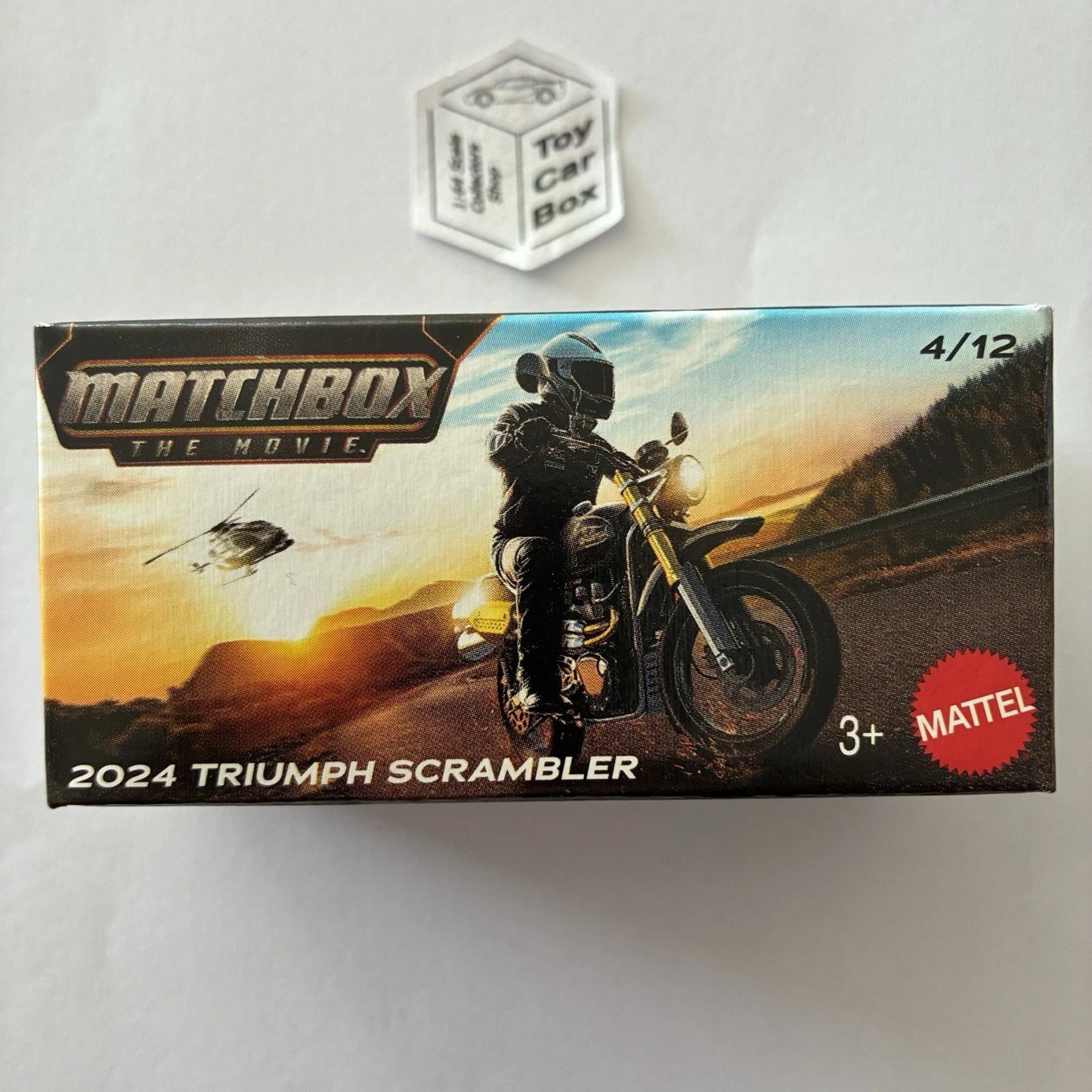 2026 MATCHBOX - 2024 Triumph Scrambler (The Movie #4 - Power Grab - Black) C50