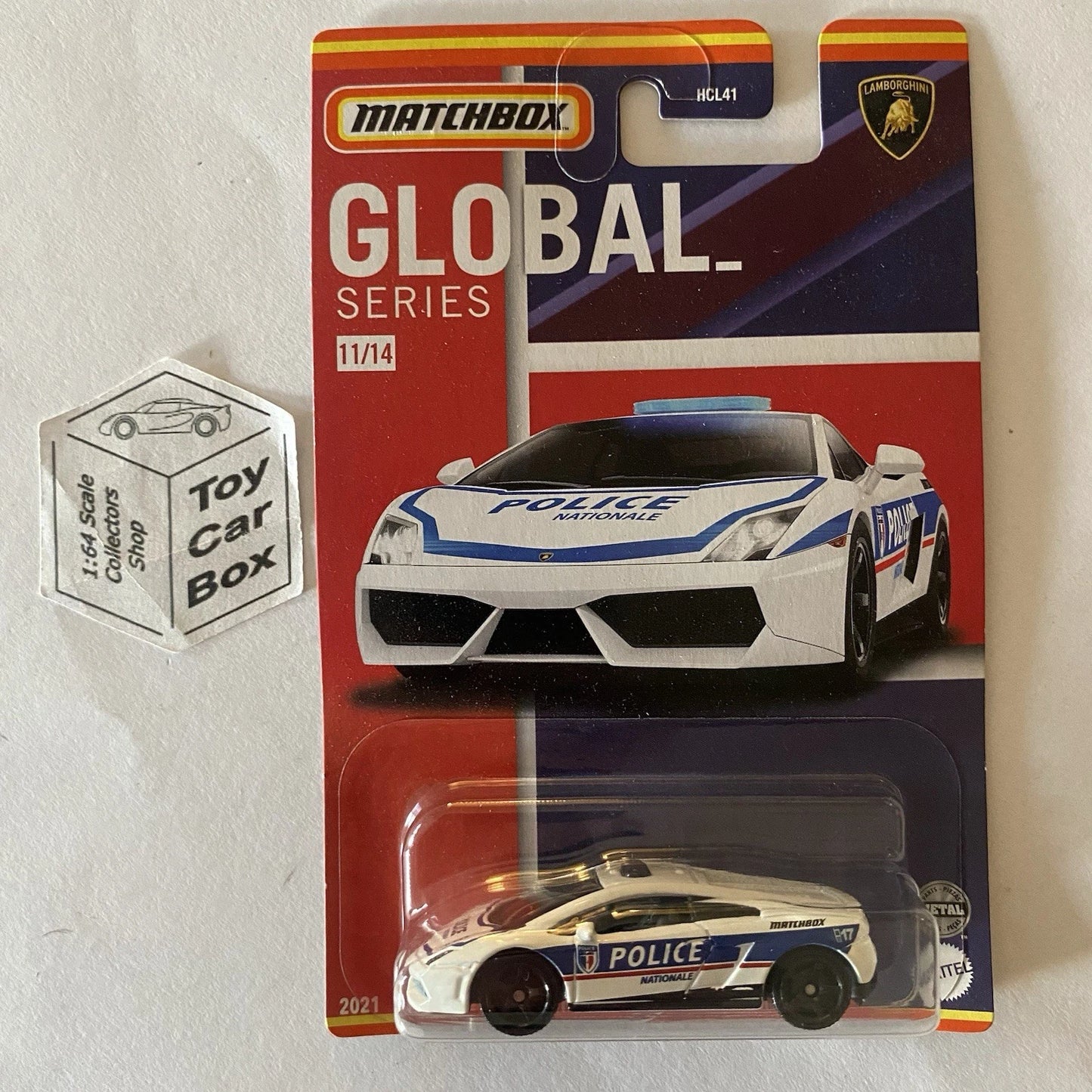2021 MATCHBOX- Lamborghini Gallardo (Police Nationale #11 Global Series) C00g