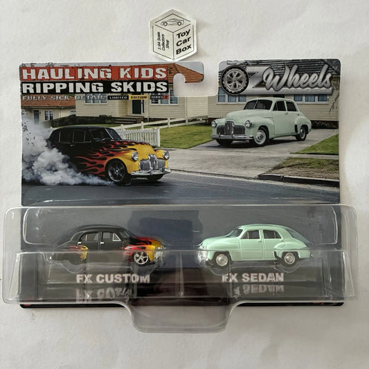 OZ WHEELS Twin Set - Holden FX Sedan & Custom FX (Haulin Kids & Ripping Skids)