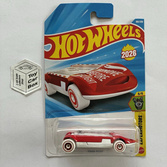 2026 HOT WHEELS #Twin Tags (Red #5 Experimotors - Long Card) B64