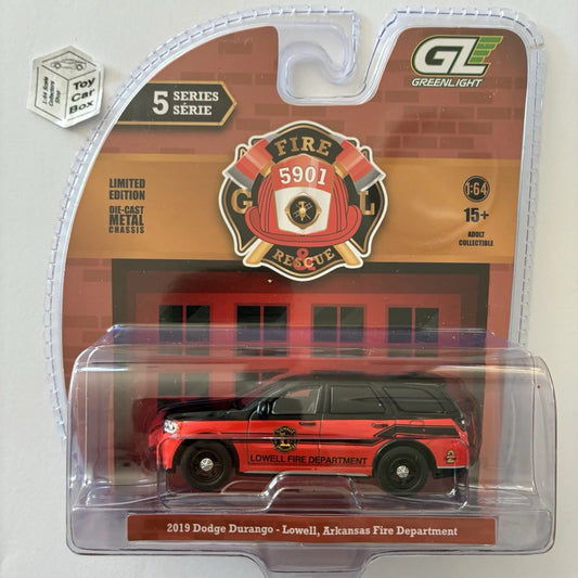 GREENLIGHT - 2019 Dodge Durango (Lowell Arkansas - Fire & Rescue Series 5) J45g