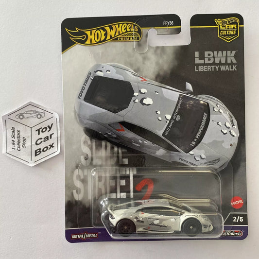 2024 HOT WHEELS Car Culture - Lamborghini Huracan Mad Mike (#2 Slide Street) J18g